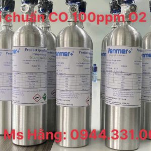 Bình khí chuẩn CO 100 ppm O2 50 vol% 4 Bình khí chuẩn CO 100 ppm O2 50 vol%