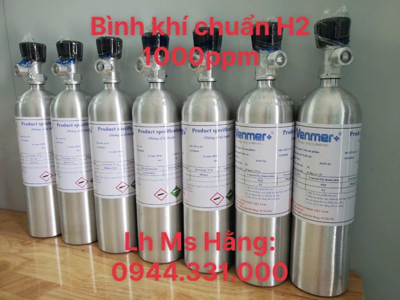 Bình khí hiệu chuẩn H2 1000ppm