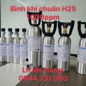 Bình khí hiệu chuẩn H2S 1000ppm