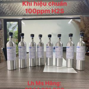 Bình khí hiệu chuẩn 100ppm H2S