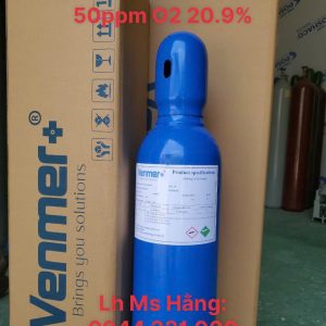 Bình khí chuẩn C3H8 50ppm O2 20.9% 4 Bình khí chuẩn C3H8 50ppm O2 20.9%