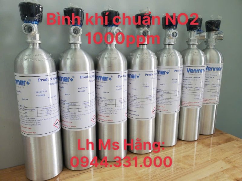 Bình khí hiệu chuẩn NO2 1000ppm