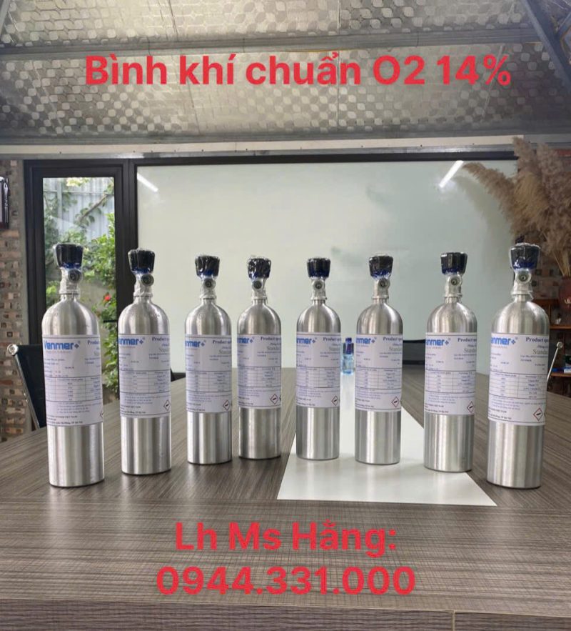 Bình khí chuẩn O2 14%