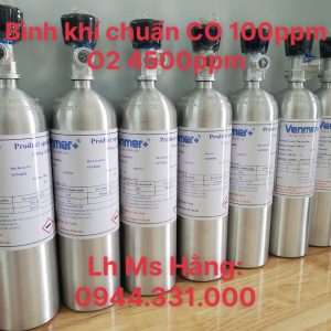 Bình khí chuẩn CO 100 ppm O2 4500 ppm 4 Bình khí chuẩn CO 100 ppm O2 4500 ppm