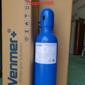 Bình khí hiệu chuẩn 75ppm H2S