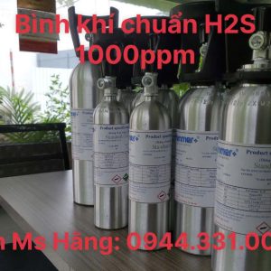 Bình khí hiệu chuẩn H2S 1000ppm 4 Bình khí hiệu chuẩn H2S 1000ppm