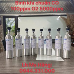 Bình khí chuẩn CO 100 ppm O2 5000 ppm 4 Bình khí chuẩn CO 100 ppm O2 5000 ppm