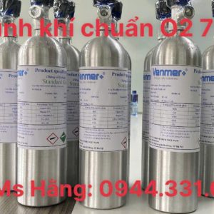 Bình khí chuẩn O2 7% 4 Bình khí chuẩn O2 7%