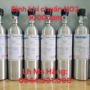Bình khí hiệu chuẩn NO2 1000ppm 5 Bình khí hiệu chuẩn NO2 1000ppm