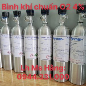 Bình khí chuẩn O2 4%