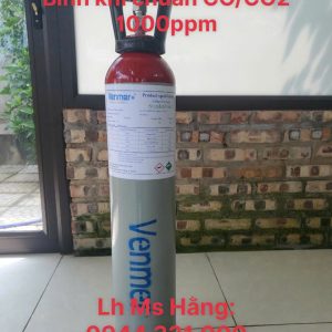 Bình khí hiệu chuẩn CO/CO2 1000ppm 4 Bình khí hiệu chuẩn CO/CO2 1000ppm