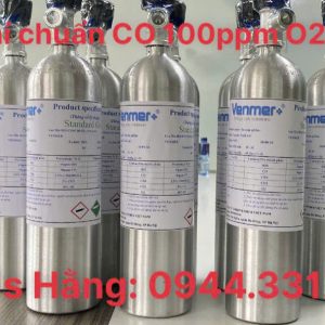 Bình khí chuẩn CO 100 ppm O2 4 vol% 5 Bình khí chuẩn CO 100 ppm O2 4 vol%