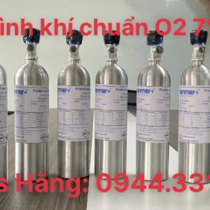 Bình khí chuẩn O2 7%