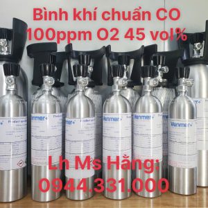 Bình khí chuẩn CO 100 ppm O2 45 vol% 4 Bình khí chuẩn CO 100 ppm O2 45 vol%