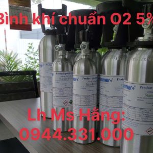 Bình khí chuẩn O2 5% 4 Bình khí chuẩn O2 5%