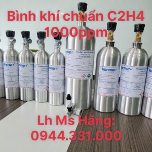 Bình khí hiệu chuẩn C2H4 1000ppm 4 Bình khí hiệu chuẩn C2H4 1000ppm