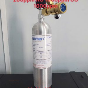 Bình khí chuẩn SO2 200ppm NO 1000ppm CO 1000ppm