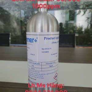 Bình khí hiệu chuẩn CO/CO2 1000ppm 5 Bình khí hiệu chuẩn CO/CO2 1000ppm