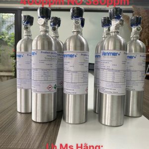 Bình khí chuẩn SO2 400ppm NO 380ppm 5 Bình khí chuẩn SO2 400ppm NO 380ppm