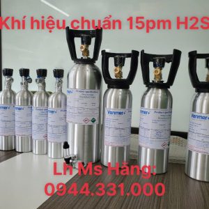 Khí hiệu chuẩn 15ppm H2S