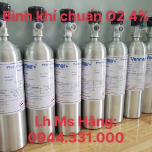 Bình khí chuẩn O2 4% 4 Bình khí chuẩn O2 4%