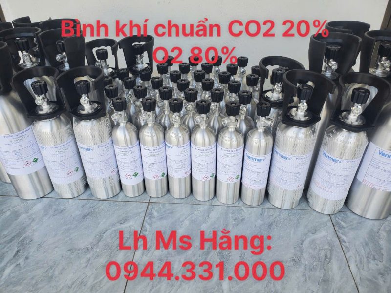 Bình khí hiệu chuẩn CO2 20% O2 80%