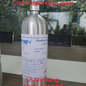 Bình khí chuẩn CO 3ppm CH4 50ppm CO2 3ppm 4 Bình khí chuẩn CO 3ppm CH4 50ppm CO2 3ppm