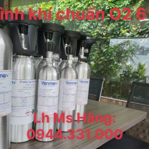 Bình khí chuẩn O2 6%