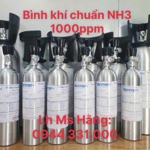 Bình khí hiệu chuẩn NH3 1000ppm 4 Bình khí hiệu chuẩn NH3 1000ppm