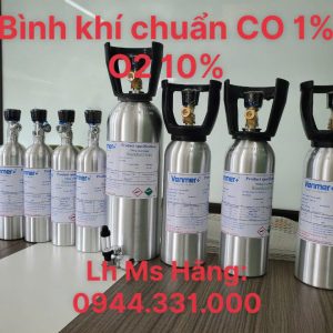 Bình khí chuẩn CO 1% O2 10% 4 Bình khí chuẩn CO 1% O2 10%