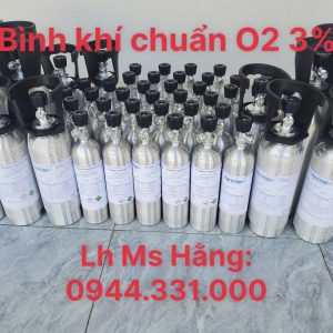 Bình khí chuẩn O2 3%