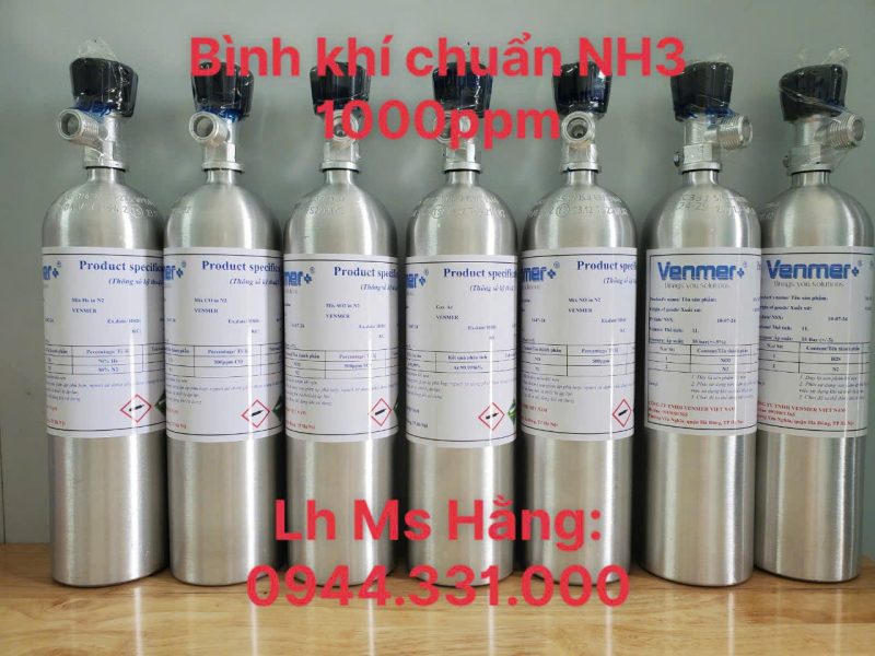 Bình khí hiệu chuẩn NH3 1000ppm