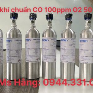 Bình khí chuẩn CO 100 ppm O2 50 vol% 5 Bình khí chuẩn CO 100 ppm O2 50 vol%