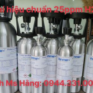 Bình khí hiệu chuẩn 25ppm H2S 4 Bình khí hiệu chuẩn 25ppm H2S
