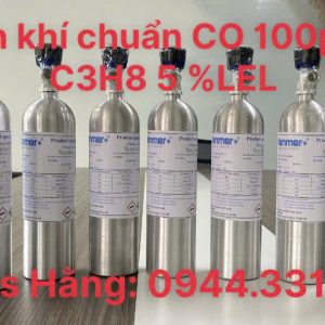 Bình khí chuẩn CO 100ppm C3H8 5% LEL