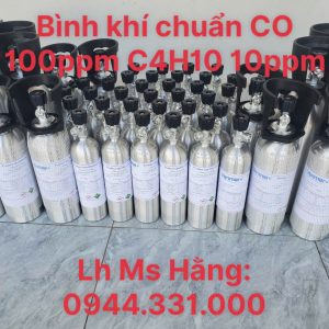 Bình khí chuẩn CO 100ppm C4H10 10ppm 4 Bình khí chuẩn CO 100ppm C4H10 10ppm
