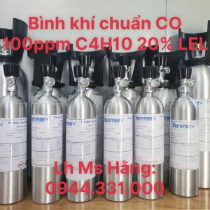 Bình khí chuẩn CO 100ppm C4H10 20% LEL