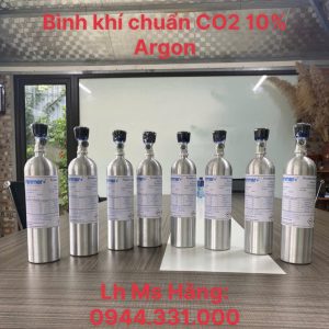 Bình khí chuẩn CO2 10% Argon