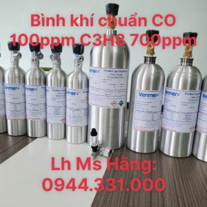 Bình khí chuẩn CO 100ppm C3H8 700ppm 4 Bình khí chuẩn CO 100ppm C3H8 700ppm