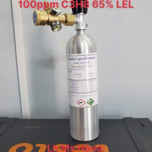 Bình khí chuẩn CO 100ppm C3H8 65 vol%