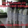 Bình khí chuẩn CO 100ppm C3H8 3000ppm 6 Bình khí chuẩn CO 100ppm C3H8 3000ppm