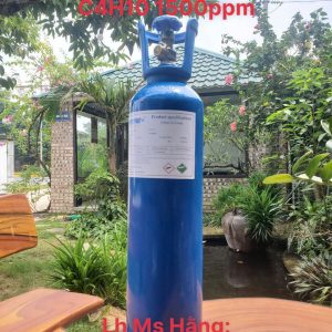 Bình khí chuẩn CO 100ppm C4H10 1500ppm