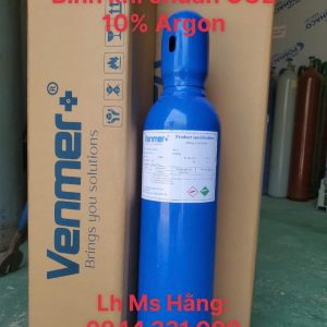 Bình khí chuẩn CO2 10% Argon 5 Bình khí chuẩn CO2 10% Argon