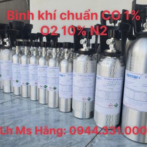 Bình khí chuẩn CO 1% O2 10% N2