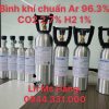 Bình khí chuẩn Ar 96.3% CO2 2.7% H2 1% 7 Bình khí chuẩn Ar 96.3% CO2 2.7% H2 1%