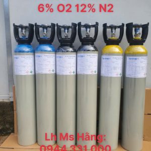 Bình khí chuẩn CO2 6% O2 12% N2