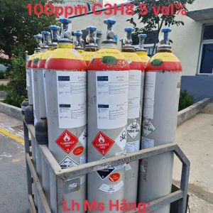 Bình khí chuẩn CO 100ppm C3H8 5 vol% 5 Bình khí chuẩn CO 100ppm C3H8 5 vol%