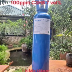 Bình khí chuẩn CO 100ppm C3H8 7 vol% 5 Bình khí chuẩn CO 100ppm C3H8 7 vol%