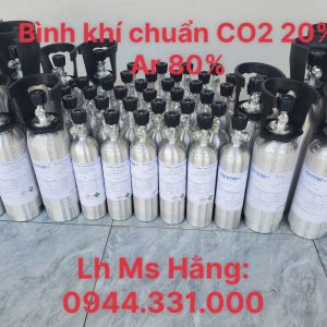 Bình khí chuẩn CO2 20% Ar 80% 4 Bình khí chuẩn CO2 20% Ar 80%