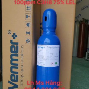 Bình khí chuẩn CO 100ppm C3H8 75% LEL